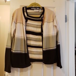 Cardigan sweater set